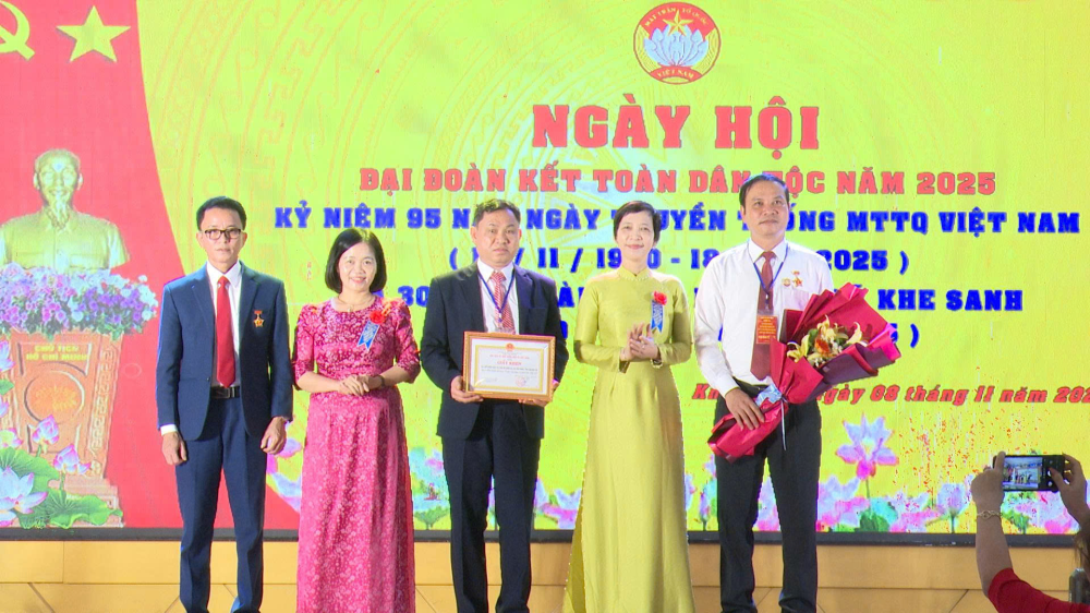 Ngày hội Đại đoàn kết toàn dân tộc Khu dân cư khối 3A, xã Khe Sanh